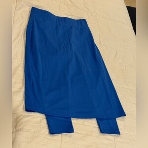 MOD LW Blue Athletic Skirt with Leggings